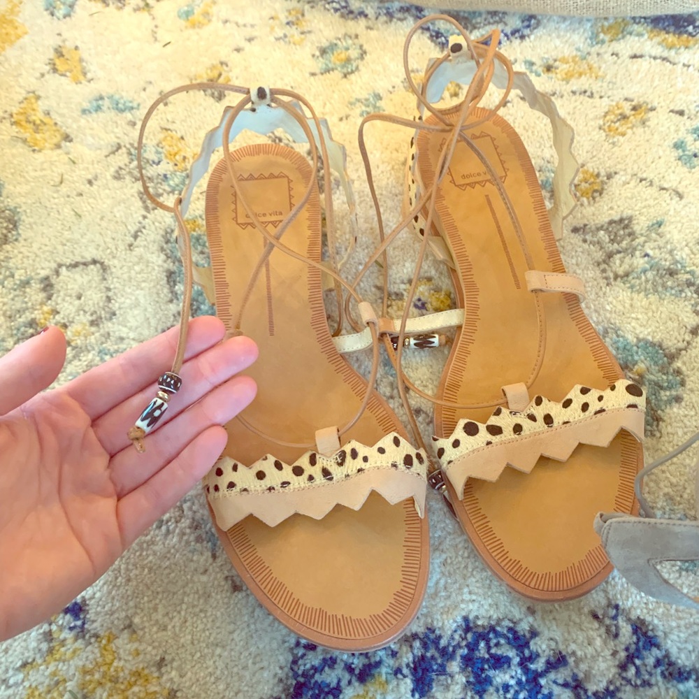 Dolce Vita Leopard Print Sandal